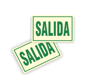 Stickers Fotoluminiscentes de Seguridad