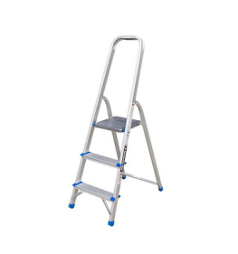 Escalera Tipo Banqueta de Aluminio 3 Pasos