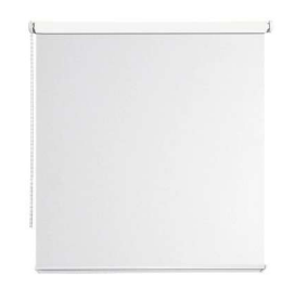 Cortina Roller Blackout Blanca 200 × 200 cm – Sistema Enrollable Interior